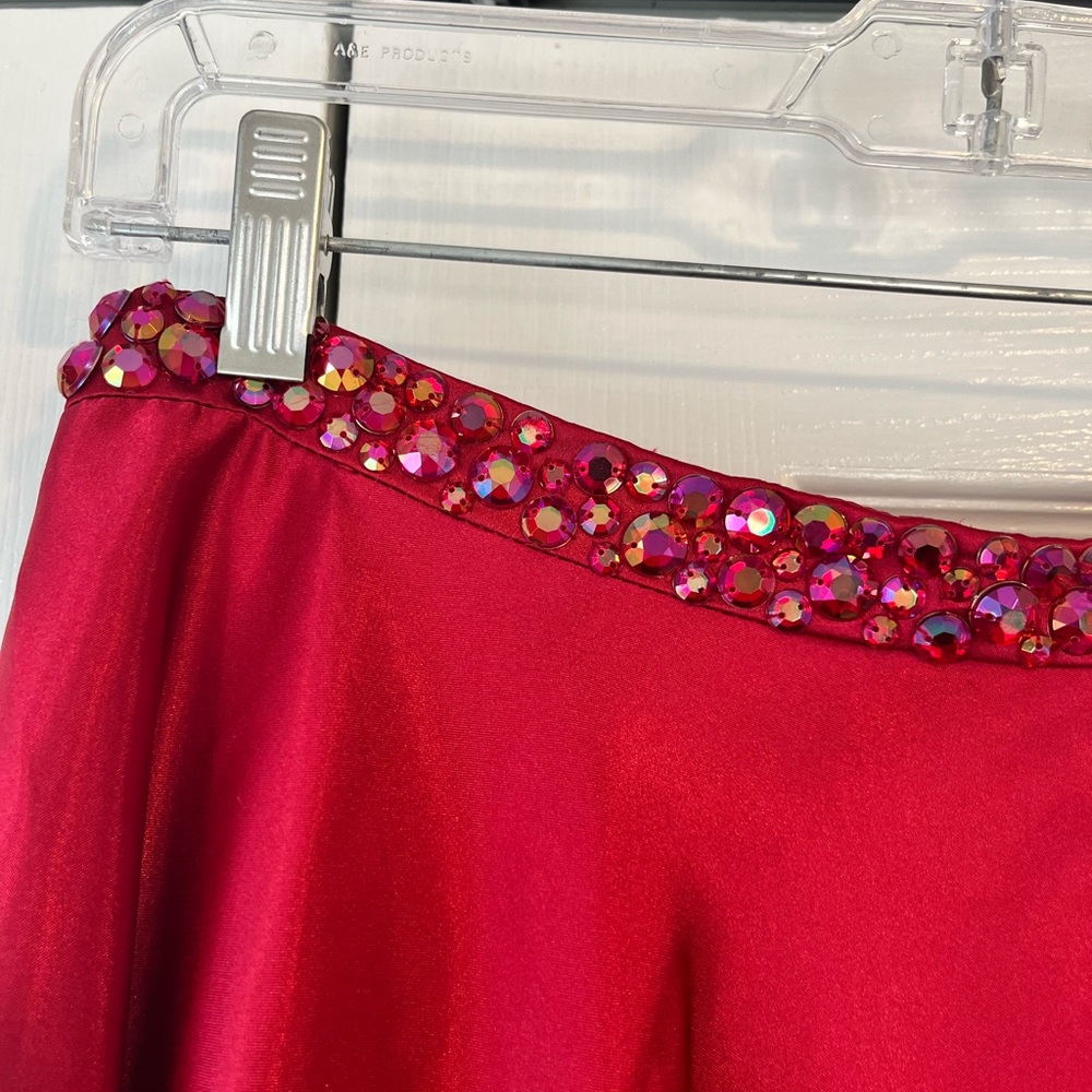 Sherri Hill Two Piece Ruby Prom Dress - Picture 10 of 15